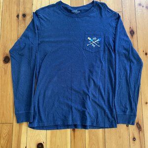 Navy Southern Tide Long-sleeve Tee